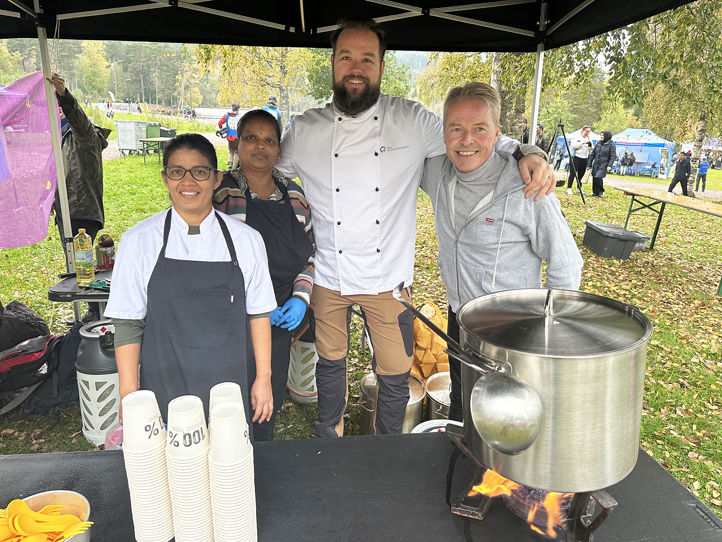 Stand på Friluftsfest på Songsvann
