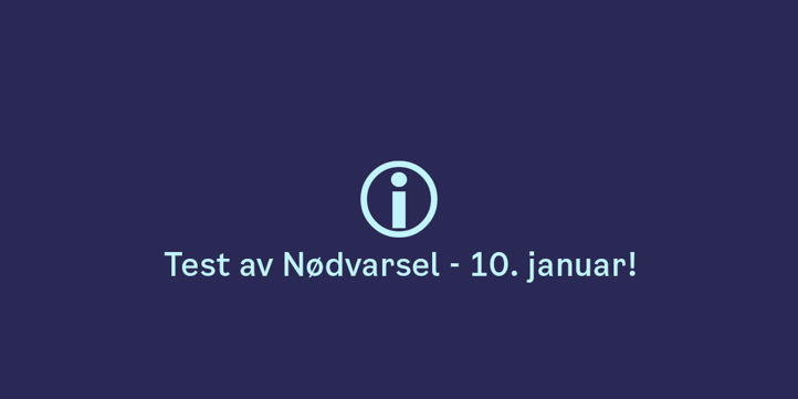 Test av nødvarsel