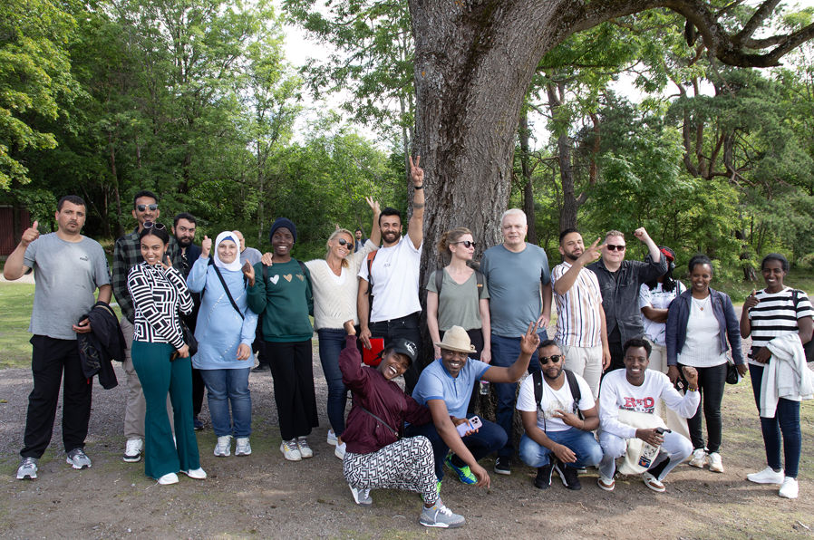 Gruppebilde på Hovedøya