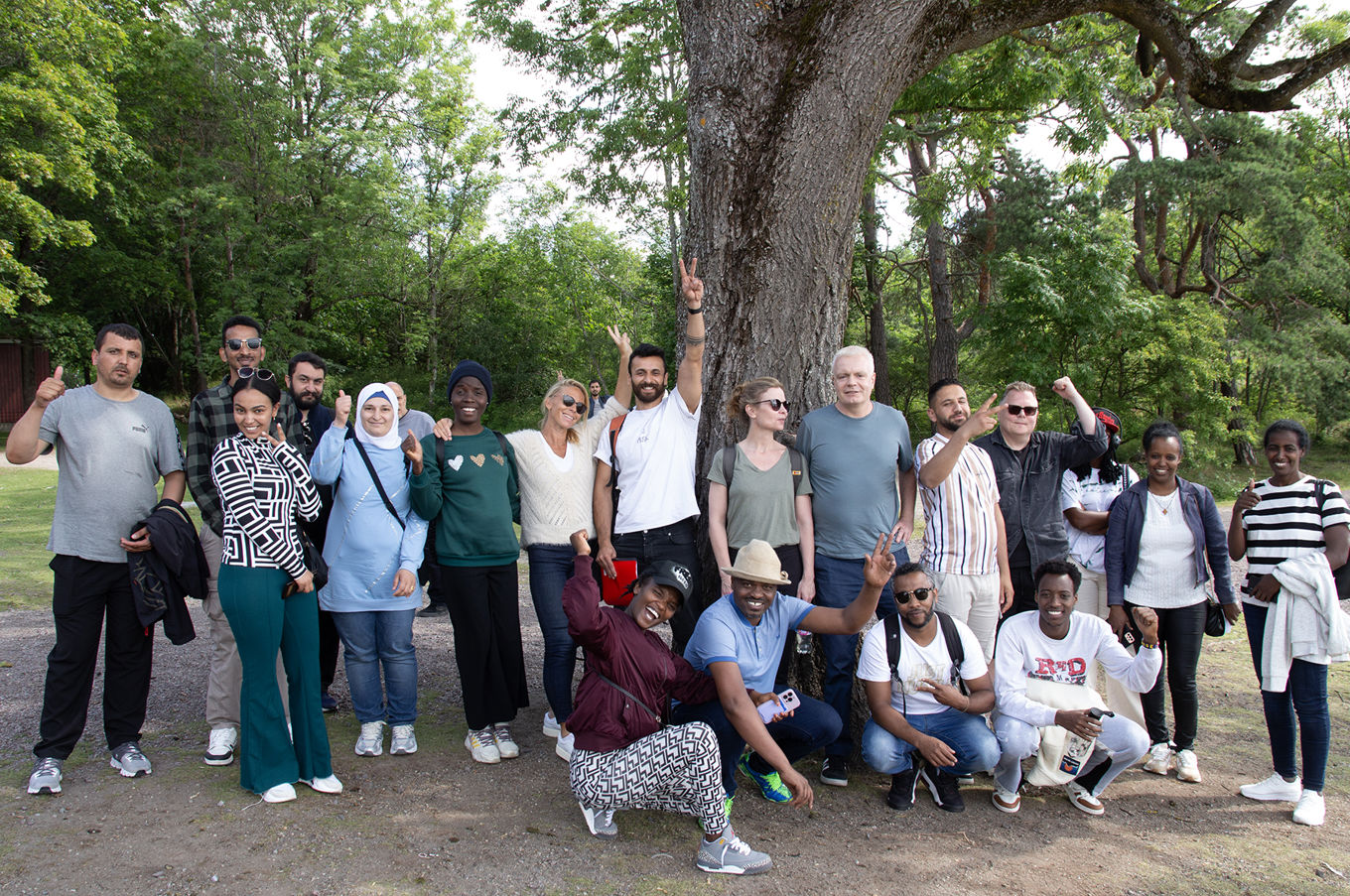 Foto: Håkon Høye Gruppebilde på Hovedøya