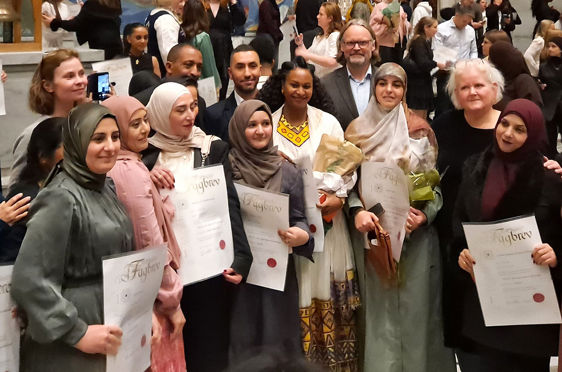 Foto: Grete Dreyer BOU6 - utdeling av fagbrev