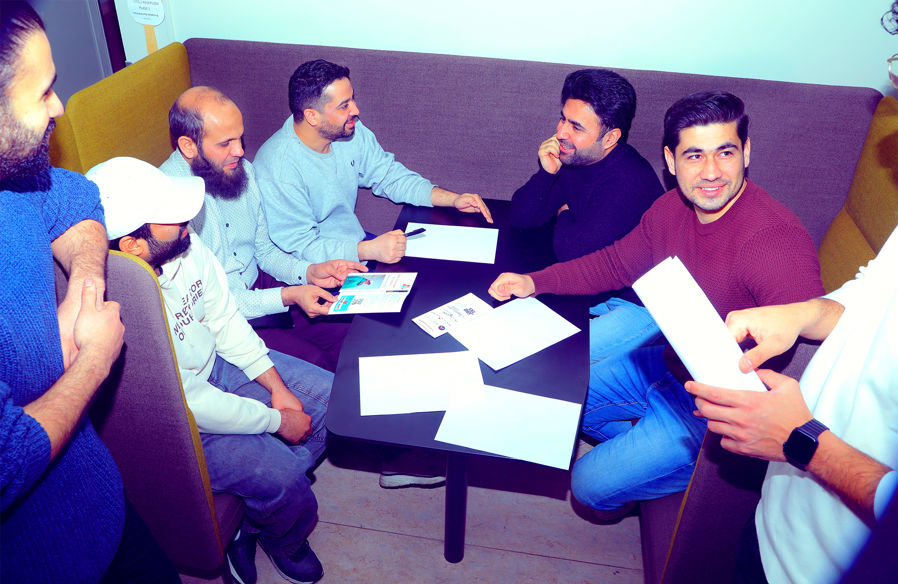 Mannsgruppe ved Oslo VO. Helsfyr