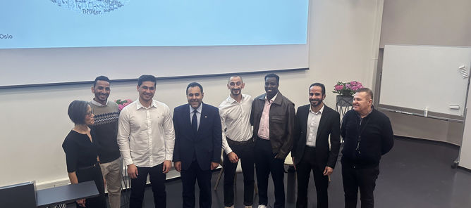 Foto: Håkon Høye Stortingspresidenten besøkte Oslo VO Helsfyr